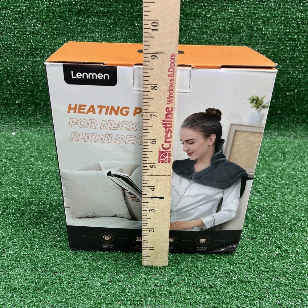 Lenmen Heating Pad Neck And Shoulders Multifold Settings HP006 New Open Box